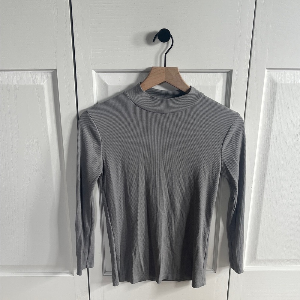 J. Crew Factory Charcoal Gray Women's Blouse